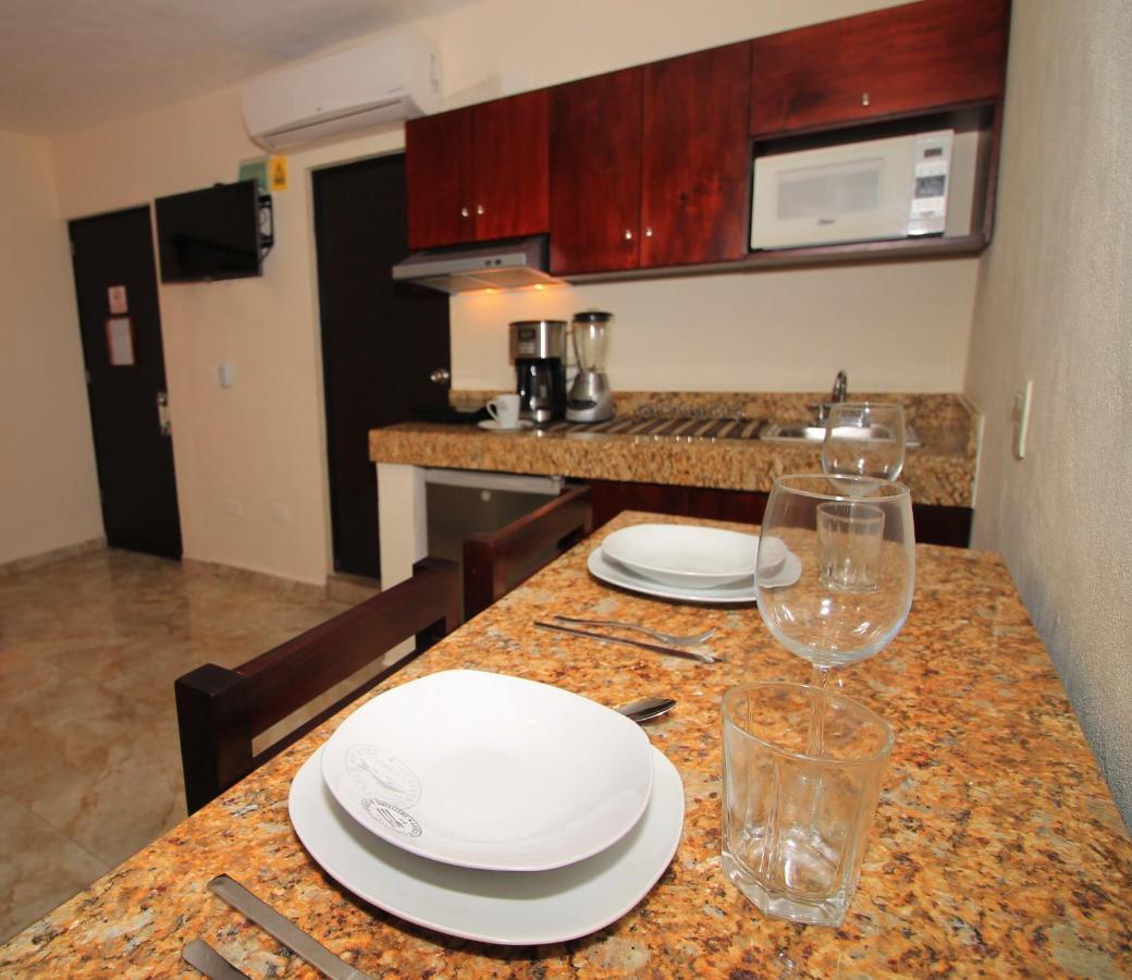 Papagayo Hotel Boutique Playa del Carmen Kültér fotó Kitchenette